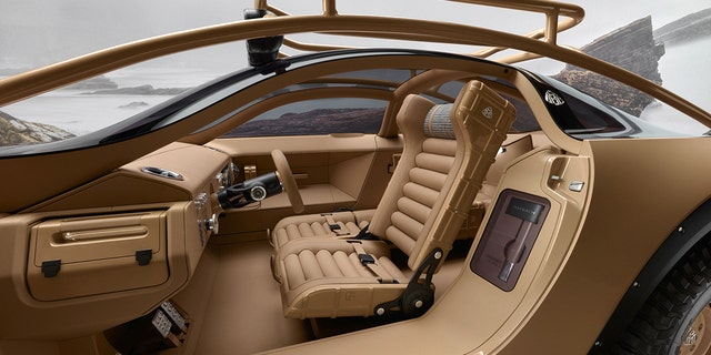 Project Maybach is a two-passenger vehicle with fully-reclining seats.