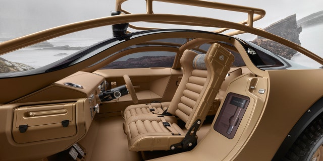 Project Maybach is a two-passenger vehicle with fully-reclining seats.