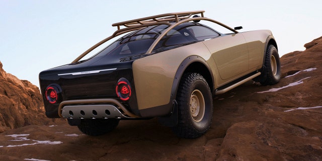 Project Maybach is equipped with an external roll cage.