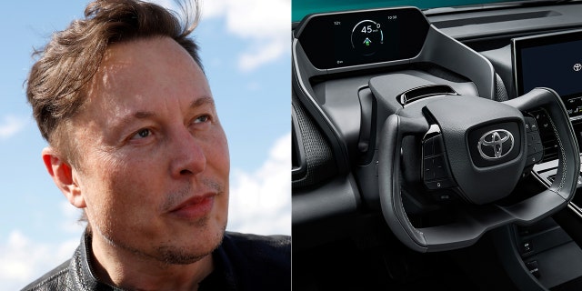 Elon Musk said that the yoke would work better with a steer-by-wire system like Toyota uses with its example.