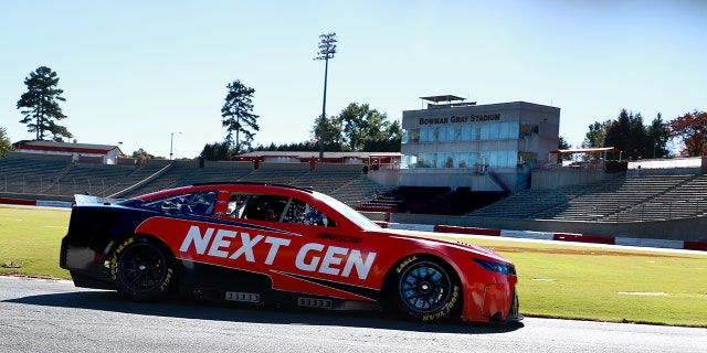 NASCAR tested the 670 hp package at Bowman Gray Stadium to see how it will perform on the quarter-mile track being built inside the L.A. Memorial Coliseum.