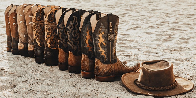 Five Ram/Lucchese boot styles are being offered.