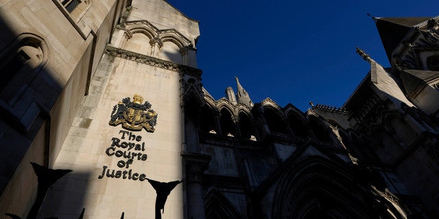 The Royal Courts of Justice in London, Thursday, Dec. 2, 2021.