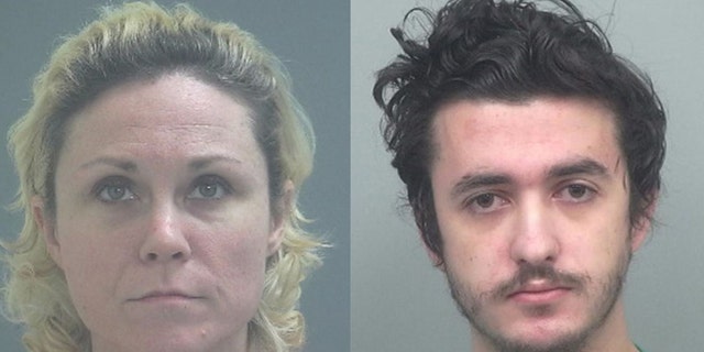 Adrienne Klein, 43, and Gesart Hoxha, 20, are accused of paying for her daughter to travel to the Atlanta area and stay in a hotel so Hoxha could meet the girl for sex.