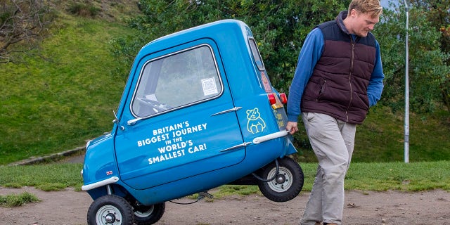 The Peel P50 weighs approximately 230 pounds.