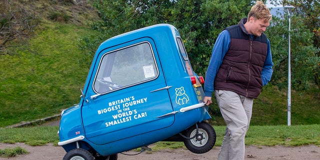 The Peel P50 weighs approximately 230 pounds.