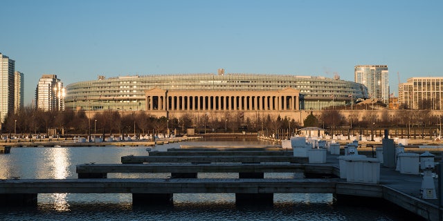 FILE: General views of historic Soldier Field built in 1924, home of the Chicago Bears since 1971. (Photo by Patrick Gorski/Icon Sportswire via Getty Images)