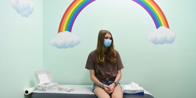 Brooke Stroud, a 16-year-old patient, awaits blood testing at a Moderna COVID-19 vaccine clinical trial for adolescents being conducted by Accel Research Sites with Nona Pediatric Center in Orlando. Recently, one study showed how pandemic-related stress has affected Gen Z.