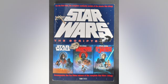 A Star Wars script book autographed by over two hundred original cast and crew will be part of the auction.