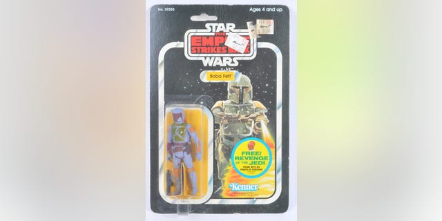 A rare Empire Strikes Back ‘Boba Fett’ action figure is just one of hundreds of toys in the collection.