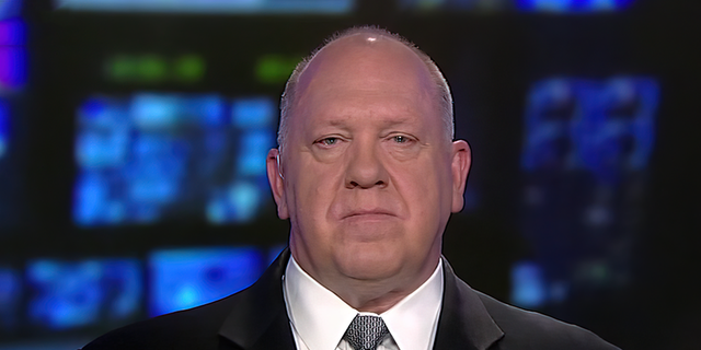 An image of Tom Homan from'America Reports' on Fox News. 