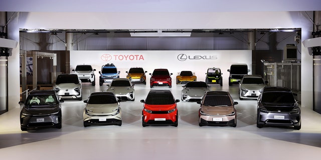 Toyota has previewed its future lineup with 15 new concept vehicles displayed along with the upcoming bZ4X