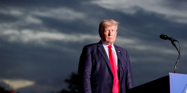 Former President Donald Trump speaks to his supporters during the Save America Rally at the Sarasota Fairgrounds in Sarasota, Florida, U.S. July 3, 2021.