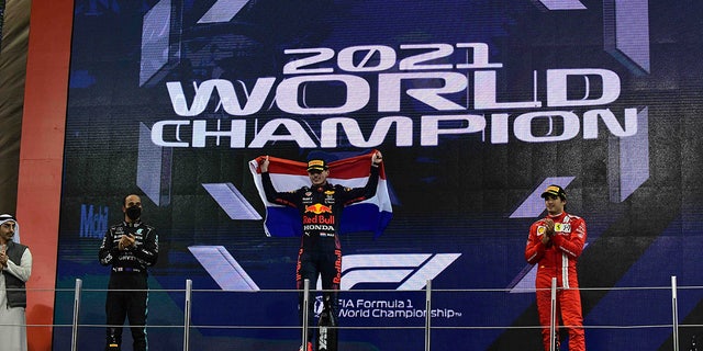 The Abu Dhabi win claimed the Formula One driver's championship for Max Verstappen.