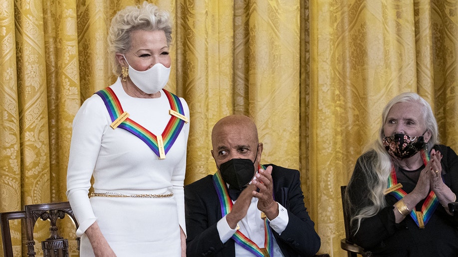 Bette Midler was recognized during the Kennedy Center honorees reception