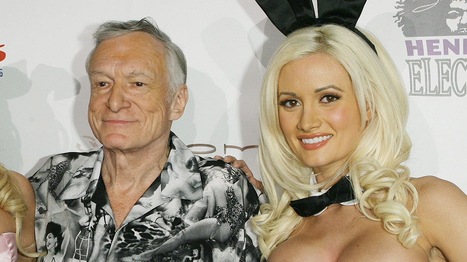 Playboy Bunny Holly Madison and Hugh Hefner