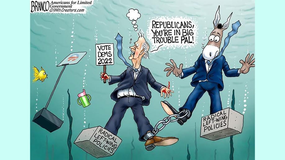 Political Cartoon 12.17.21 Sinking fast