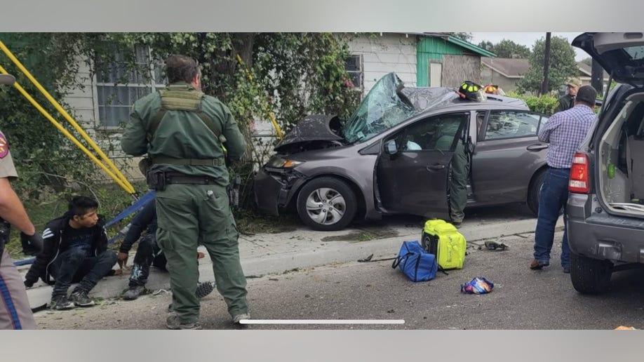 Texas Human Smuggler Car Crash Mission