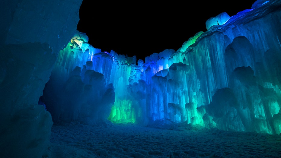 The coolest winter ice castles and sculptures in America