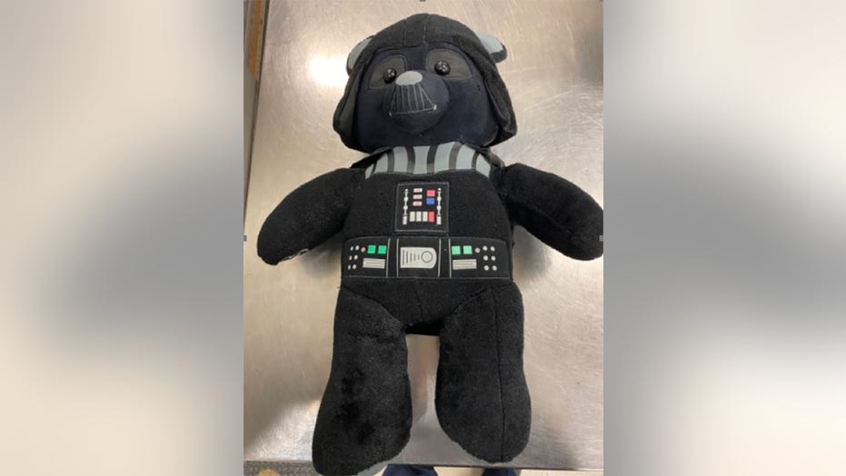 Woman caught with knives hidden in Darth Vader teddy bear