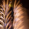 Fireworks light up the Taiwan skyline and Taipei 101 during New Year's Eve celebrations on January 01, 2022 in Taipei, Taiwan.