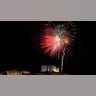 Fireworks explode over the ancient Parthenon temple atop the Acropolis hill during New Year's day celebrations, in Athens, Greece, January 1, 2022.