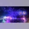 Fireworks are seen over Sydney harbour during New Year's Eve celebrations on January 01, 2022 in Sydney, Australia.