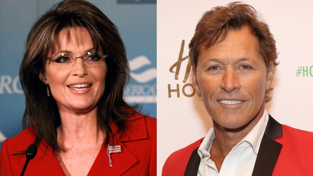 Sarah Palin, pestered in public, gets assist from ex-NHL star