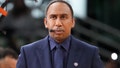 Stephen A. Smith looks on before a game between the Los Angeles Lakers and Boston Celtics on November 19, 2021 at TD Garden in Boston, Massachusetts.