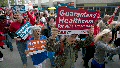 Supporters of single-payer health care march to the Capitol, April 26, 2017, in Sacramento, Calif.