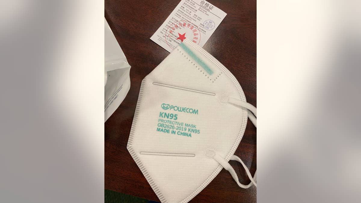 KN95 masks provided to congressional offices by the Office of the Attending Physician, according to a House GOP aide.?