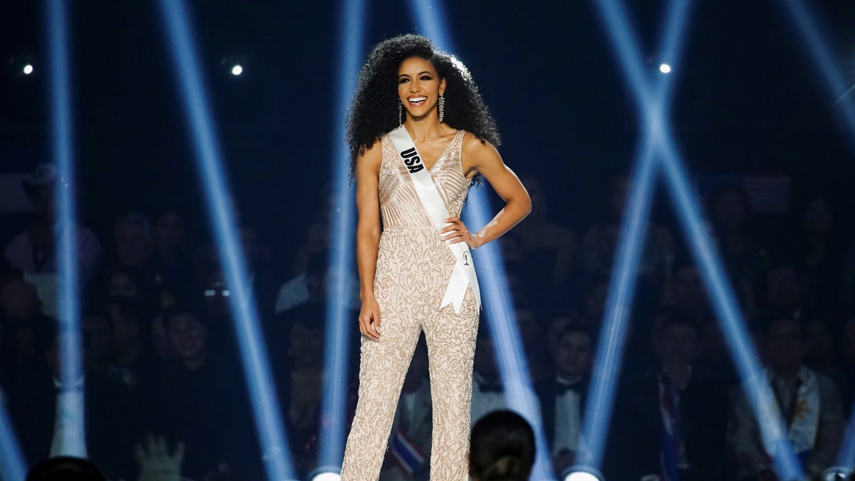 Miss USA, Cheslie Kryst competes in the Miss Universe pageant 