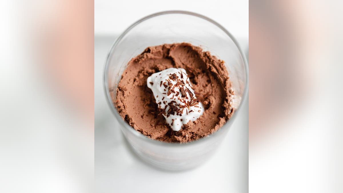 This vegan chocolate mousse recipe from Eliza Schuett of The Hangry Chickpea uses coconut cream.