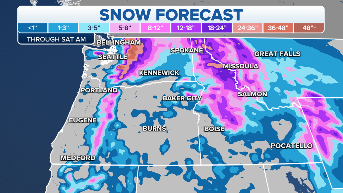 Western snow forecast