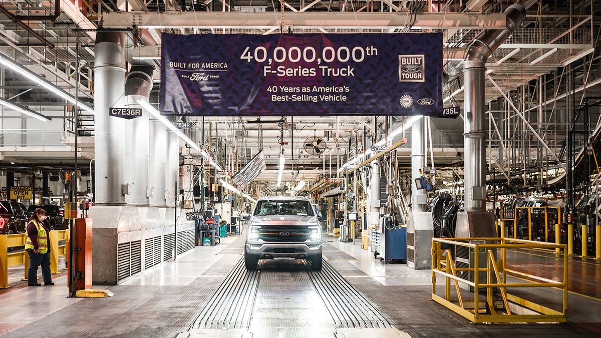 The 40 millionth F-Series truck was built at Ford's Dearborn Truck Plant.