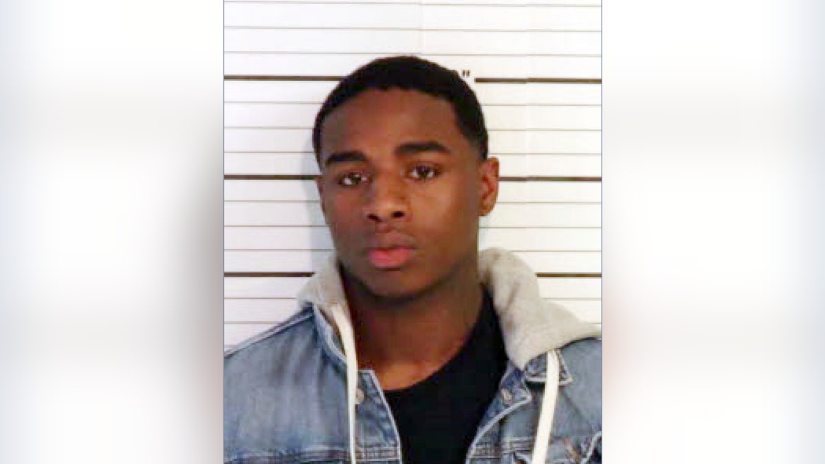 This image released by the U.S. Marshals Service shows Justin Johnson. An arrest warrant has been issued for Johnson, 23, in connection with the Nov. 17, 2021, fatal shooting of rapper Young Dolph, who was gunned down in a daylight ambush at a popular cookie shop in his hometown of Memphis, authorities said Wednesday, Jan. 5, 2022.