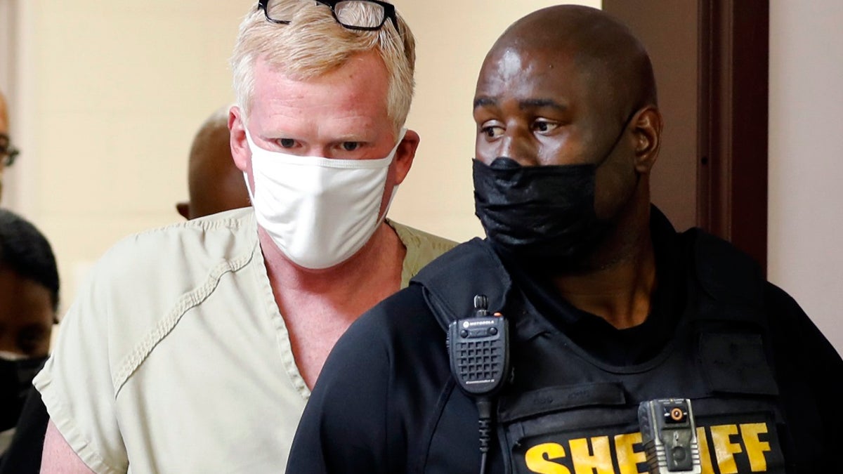 Alex Murdaugh walks into his bond hearing, Sept. 16, 2021, in Varnville, S.C. A judge on Tuesday denied a request by his lawyers to reduce his $7 million bail. (AP Photo/Mic Smith)