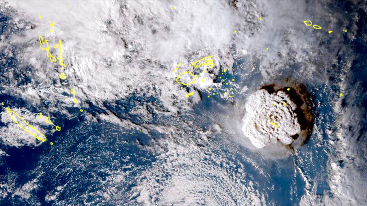 Tonga Volcano Eruption