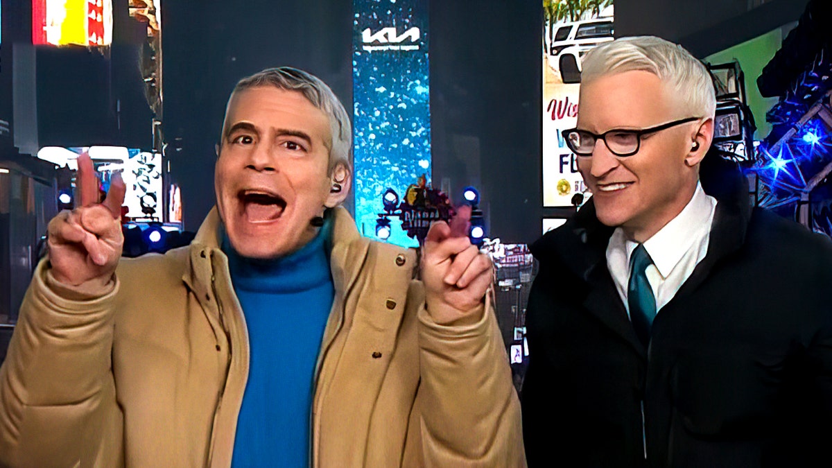 Andy Cohen and Anderson Cooper