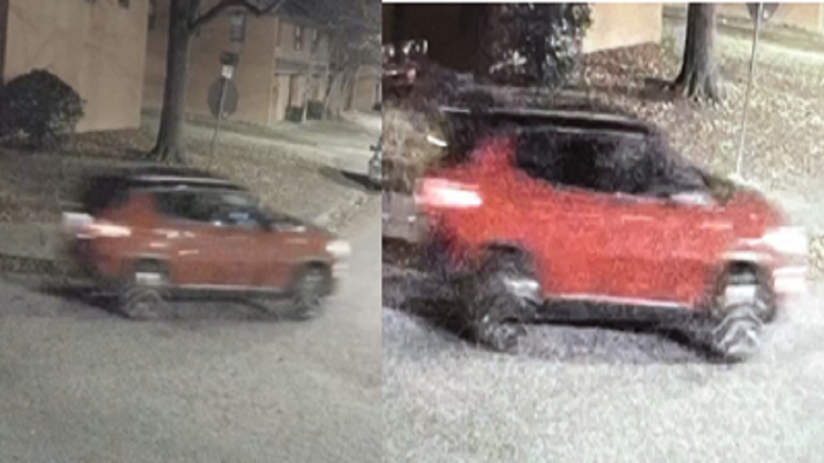 This Jeep Compass Trailhawk was seen fleeing the scene of the shootings, police say.