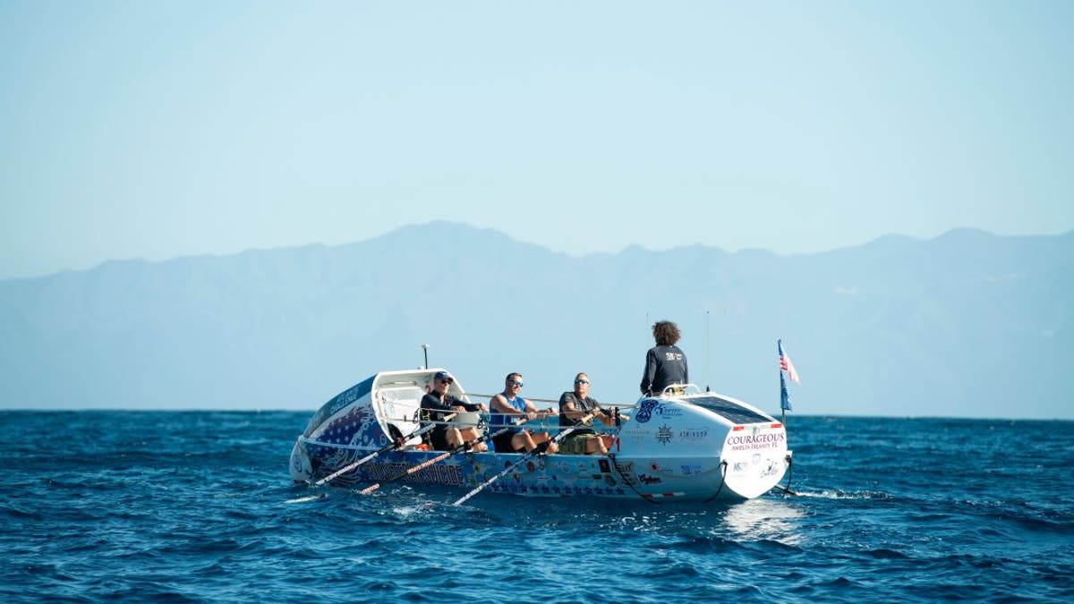 4 veterans rowing 3 000 miles across Atlantic to help US service