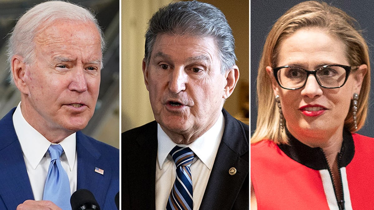 Joe Biden, Joe Manchin, Kyrsten Sinema