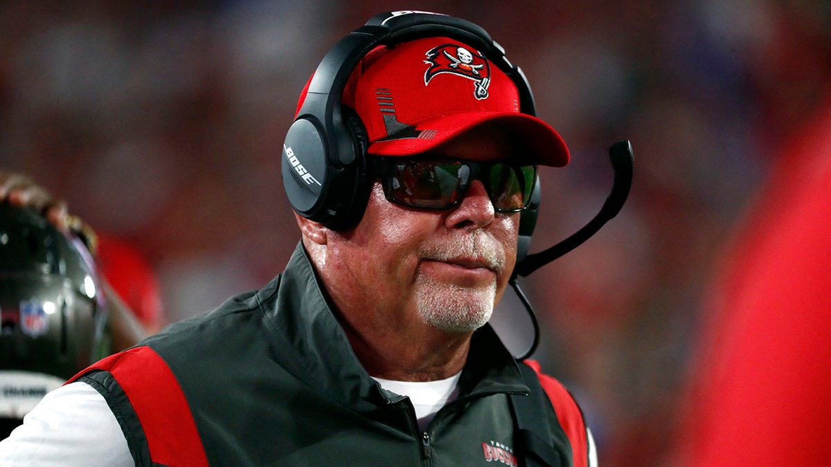 Tampa Bay Buccaneers head coach Bruce Arians on Dec. 12, 2021 at Raymond James Stadium.