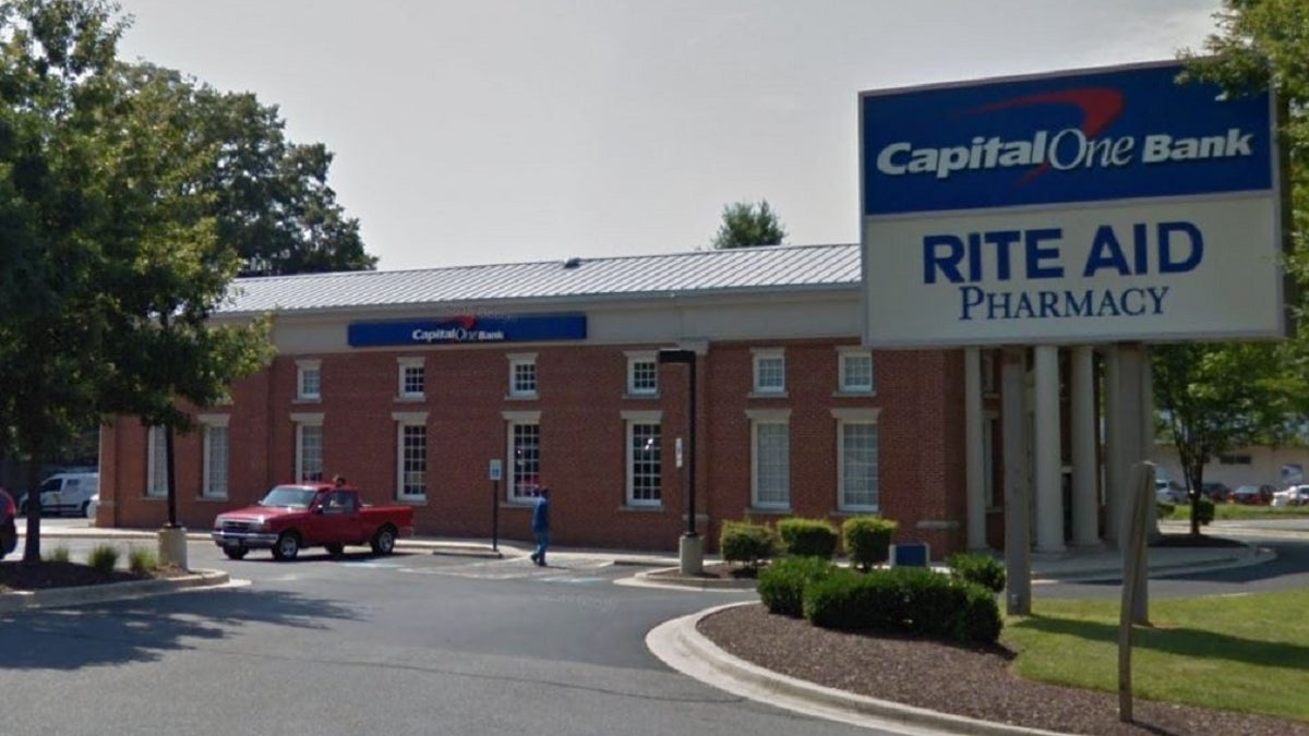 A Capital One Bank on New Hampshire Avenue in Silver Spring, Mary;and