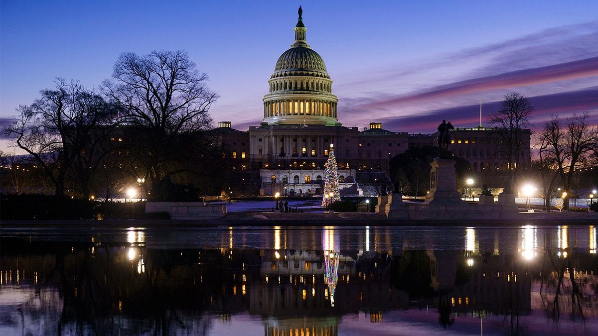 U.S. Capitol Building at dawn 
