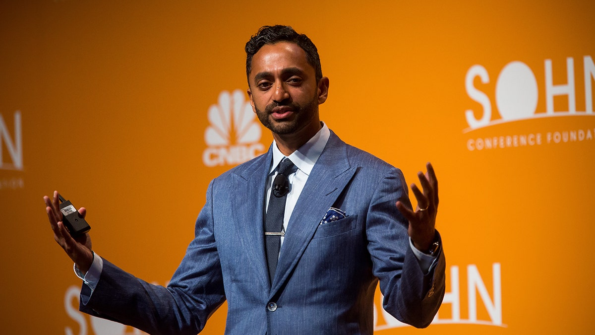 Chamath Palihapitiya, founder and chief executive officer of Social Capital LP, speaks during the 21st annual Sohn Investment Conference in New York on Wednesday, May 4, 2015.