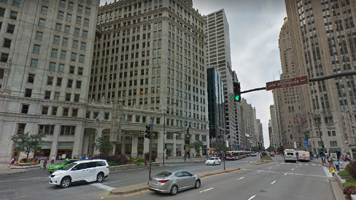 The stabbing happened along the 400 block of North Michigan Avenue, according to the Chicago Police Department.