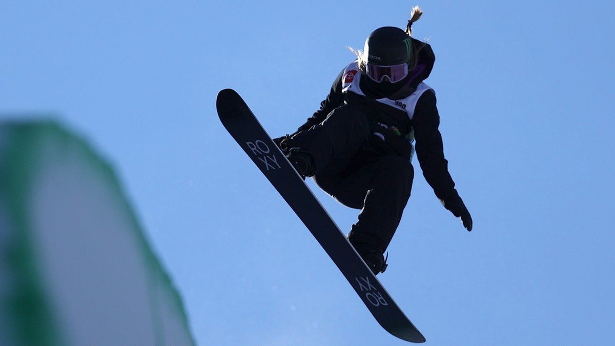 Chloe Kim of Team United States competes in the women's snowboard superpipe final during Day 5 of the Dew Tour at Copper Mountain on Dec. 19, 2021, in Copper Mountain, Colorado.