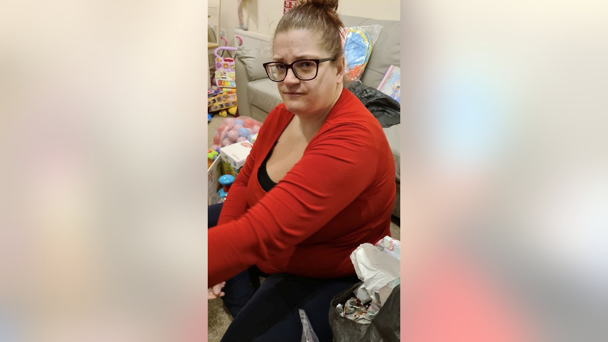 Druce said she was "really shocked" by the photos and decided to change her lifestyle, switching from candy and junk food to fruits and vegetables. (SWNS)
