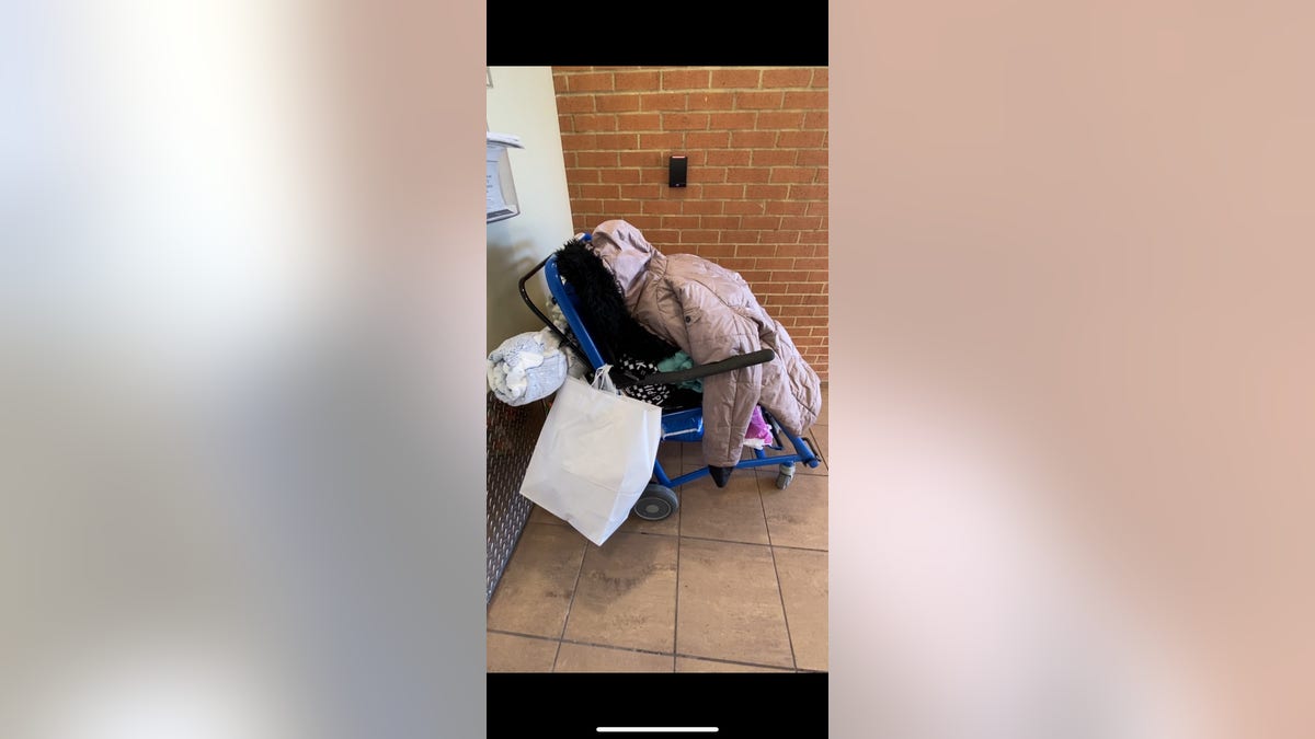 Norfolk homeless woman's clothing.